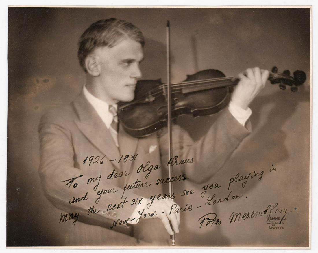 Pyotr (Peter) Merenblum (Merenbloom) Signed Photo (1 of 3)