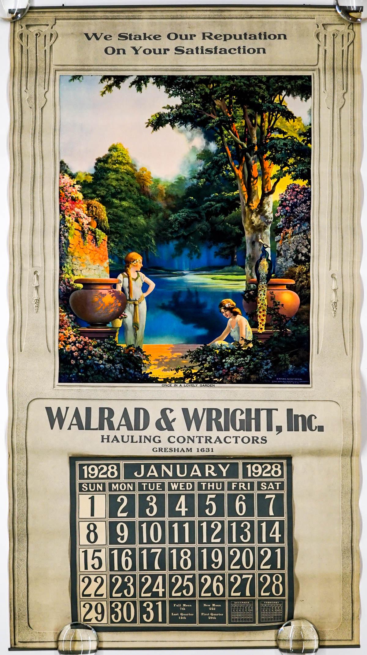 1928 Chester Van Nortwick Advertising Poster (1 of 4)