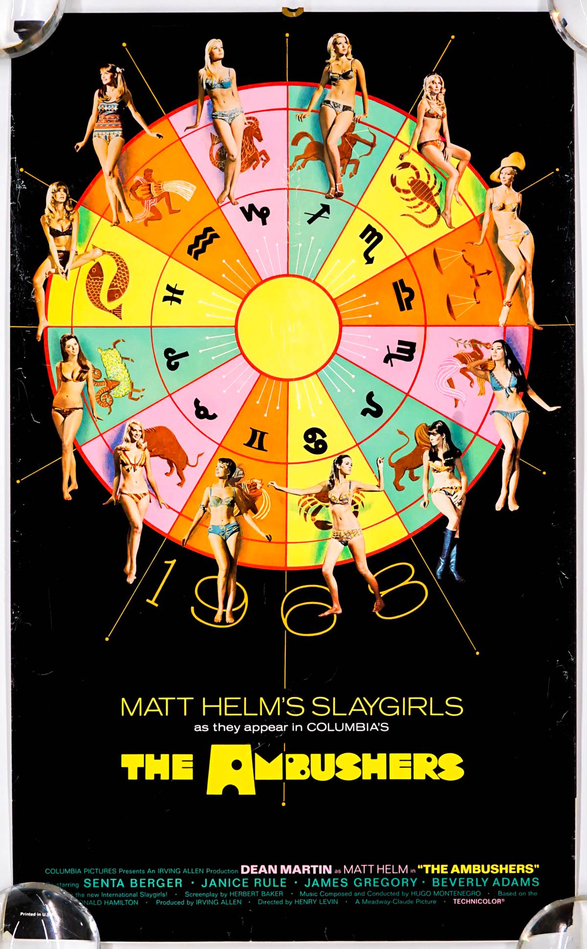 The Ambushers (Columbia, 1968). Calendar Complete (1 of 3)