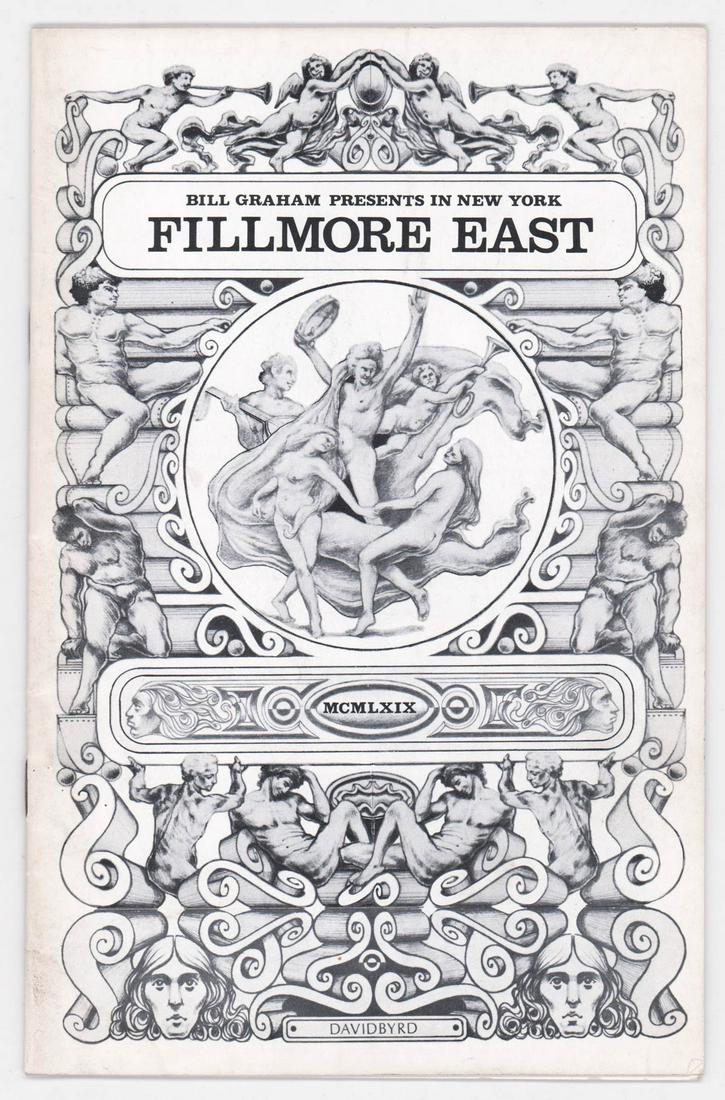 Bill Graham Presents in NY Fillmore East Program (1 of 3)