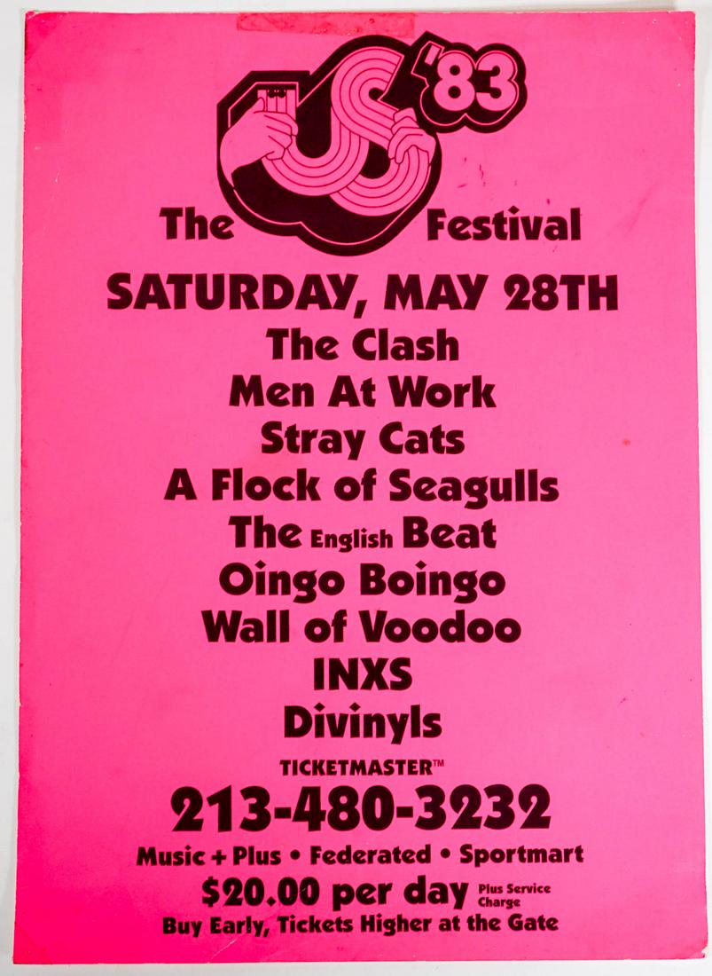 The Clash, INXS US '83 Poster (1 of 2)