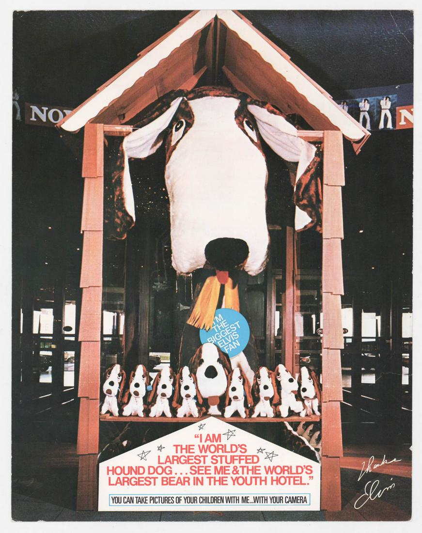 Elvis Presley 2-Sided Las Vegas Hilton Poster (1 of 2)