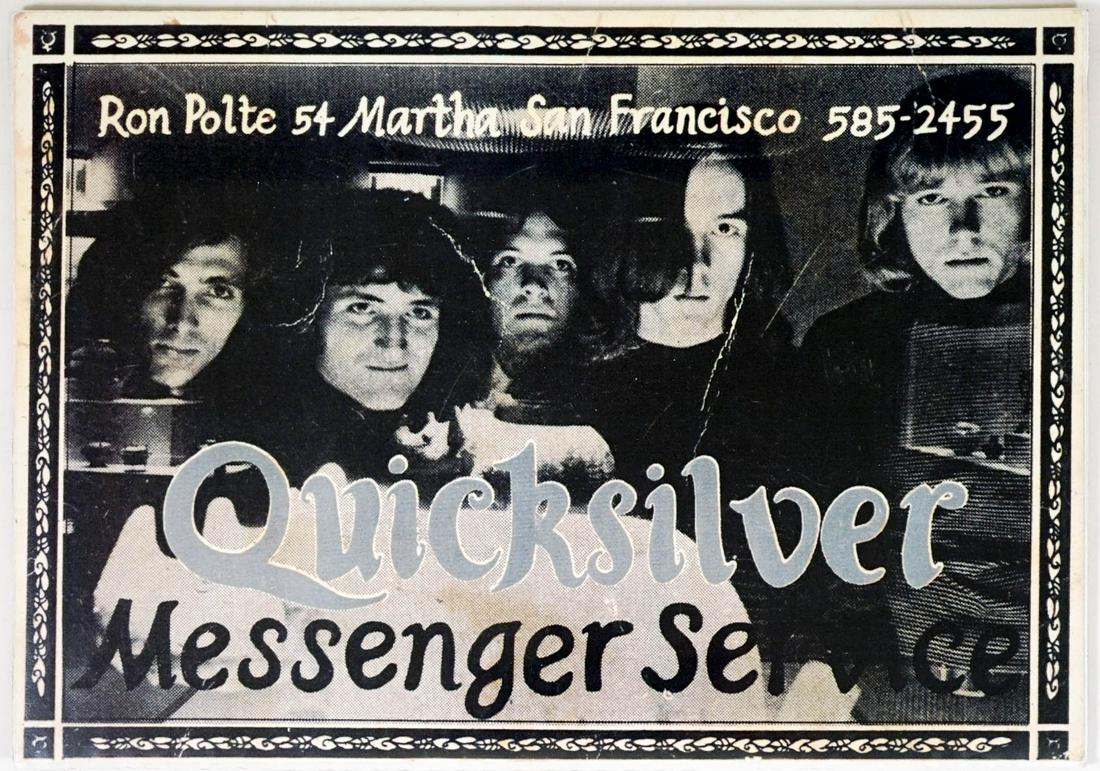Quicksilver Messenger Service Flyer (1 of 2)