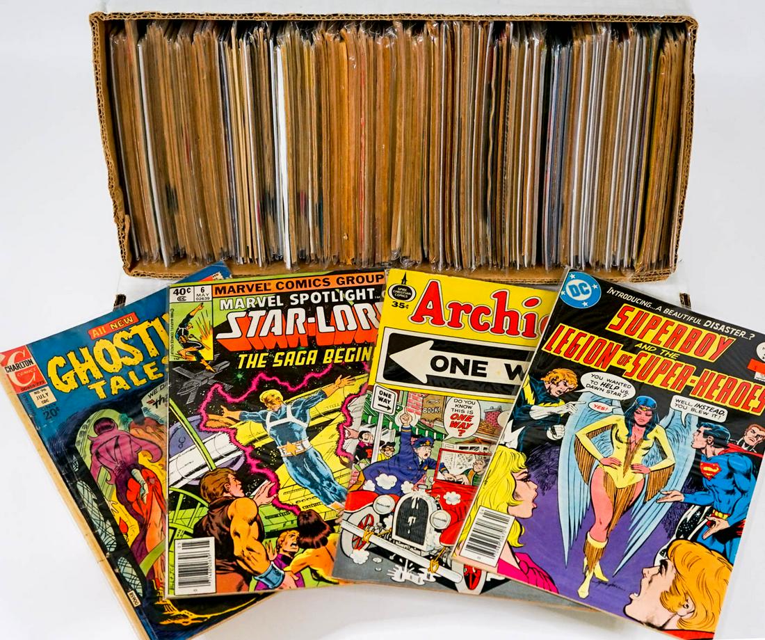 Short White Box of Assorted Comic Book (1 of 3)