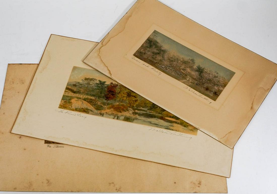 Signed Prints (3) Halvard Storm; Wallace Nutting (1 of 7)