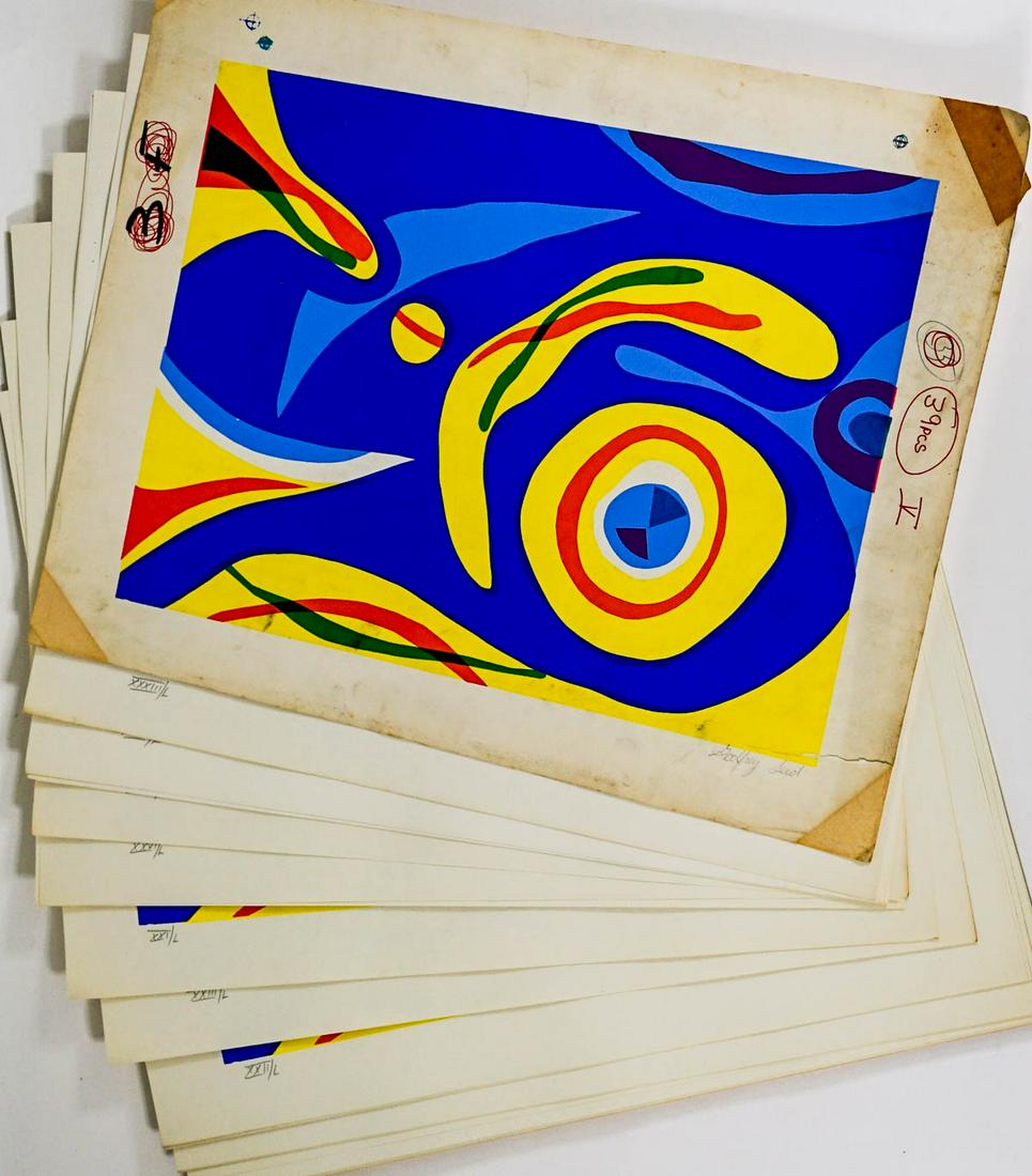 Godfrey Leed (20 of Same) S/N Etchings [Abstract] (1 of 2)