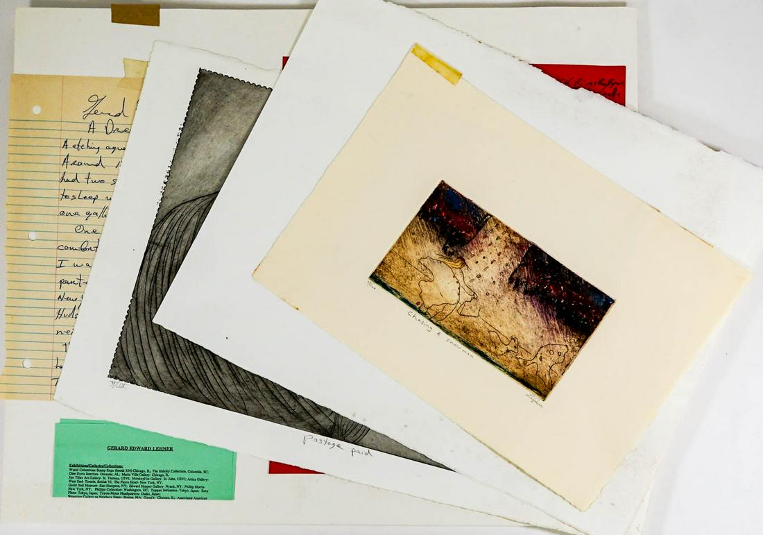 Lehner (3) Signed and Numbered Etchings (1 of 5)