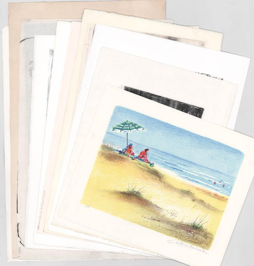 Artist Signed (10) Prints and Etchings [Scenic] (1 of 11)