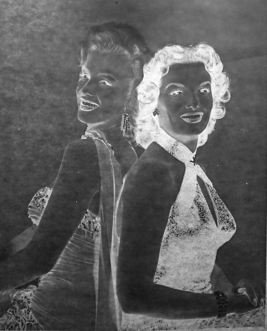 Marilyn Monroe - Jane Russell Photo Negative (1 of 2)