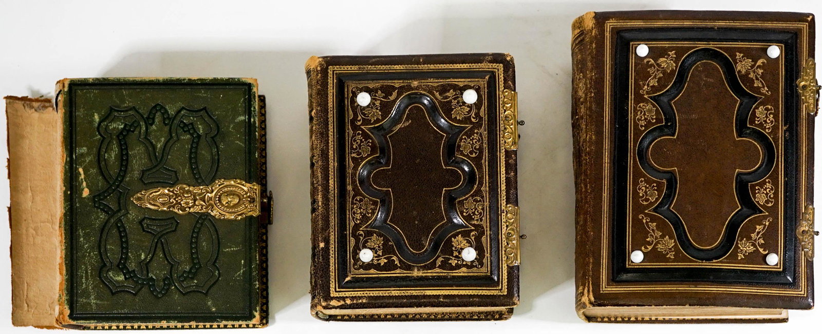 Antique (3) Family Photo Albums [Portrait] (1 of 7)