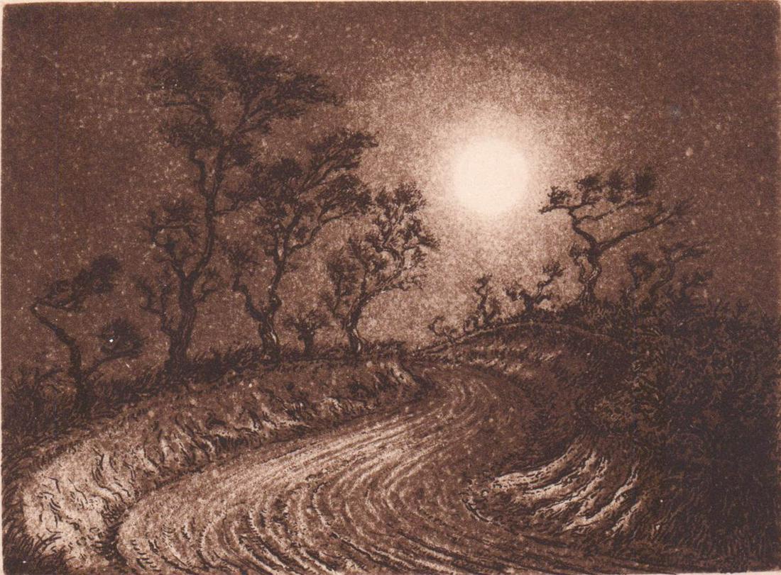 Scott Fitzgerald Etching [Nightmare Road] (1 of 4)