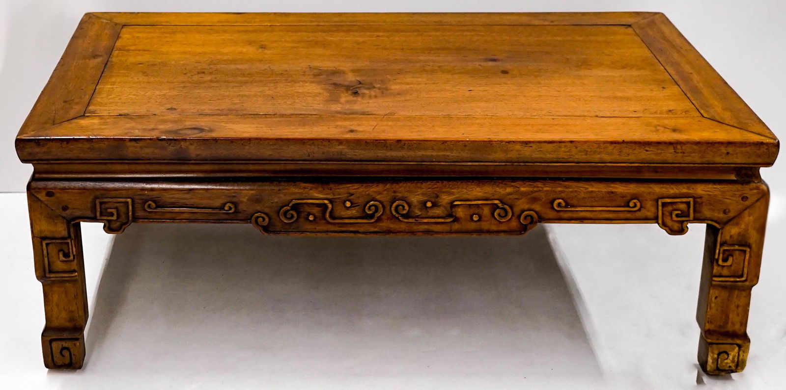 Antique Chinese Low Rectangular Wood Table (1 of 7)