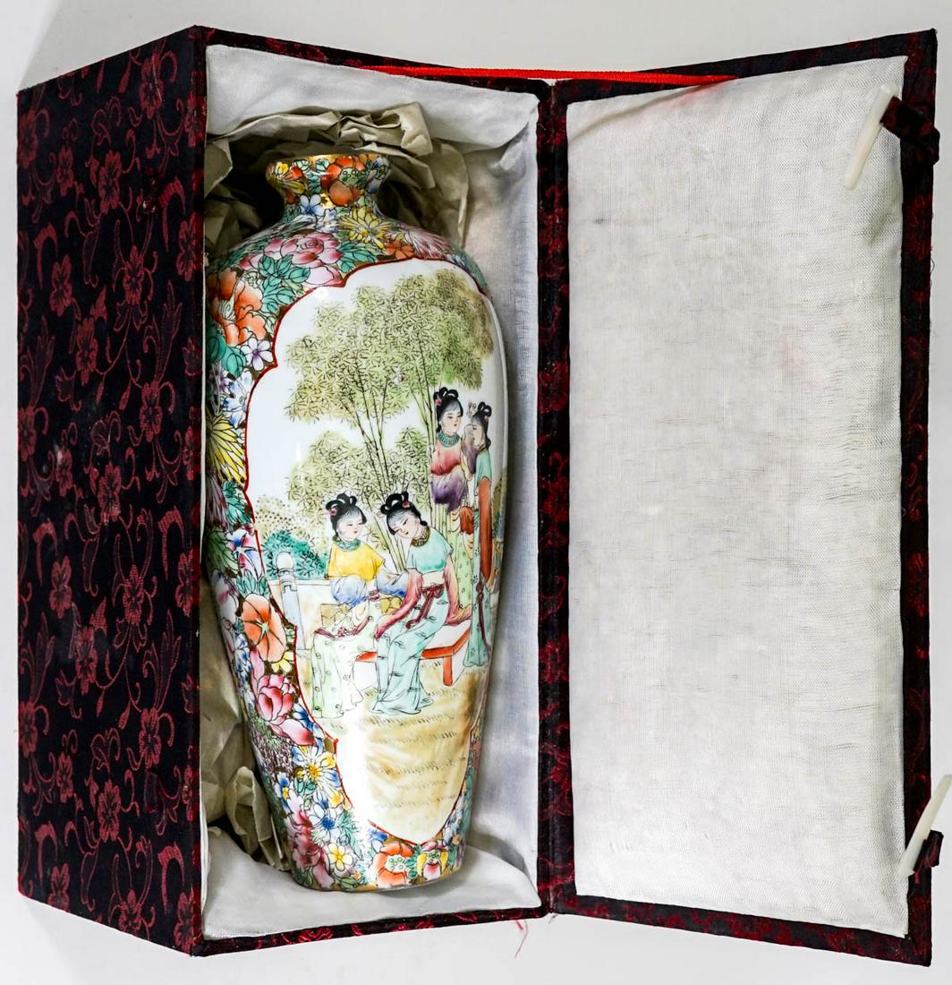 Chinese Signed Eggshell Porcelain Vase (1 of 10)