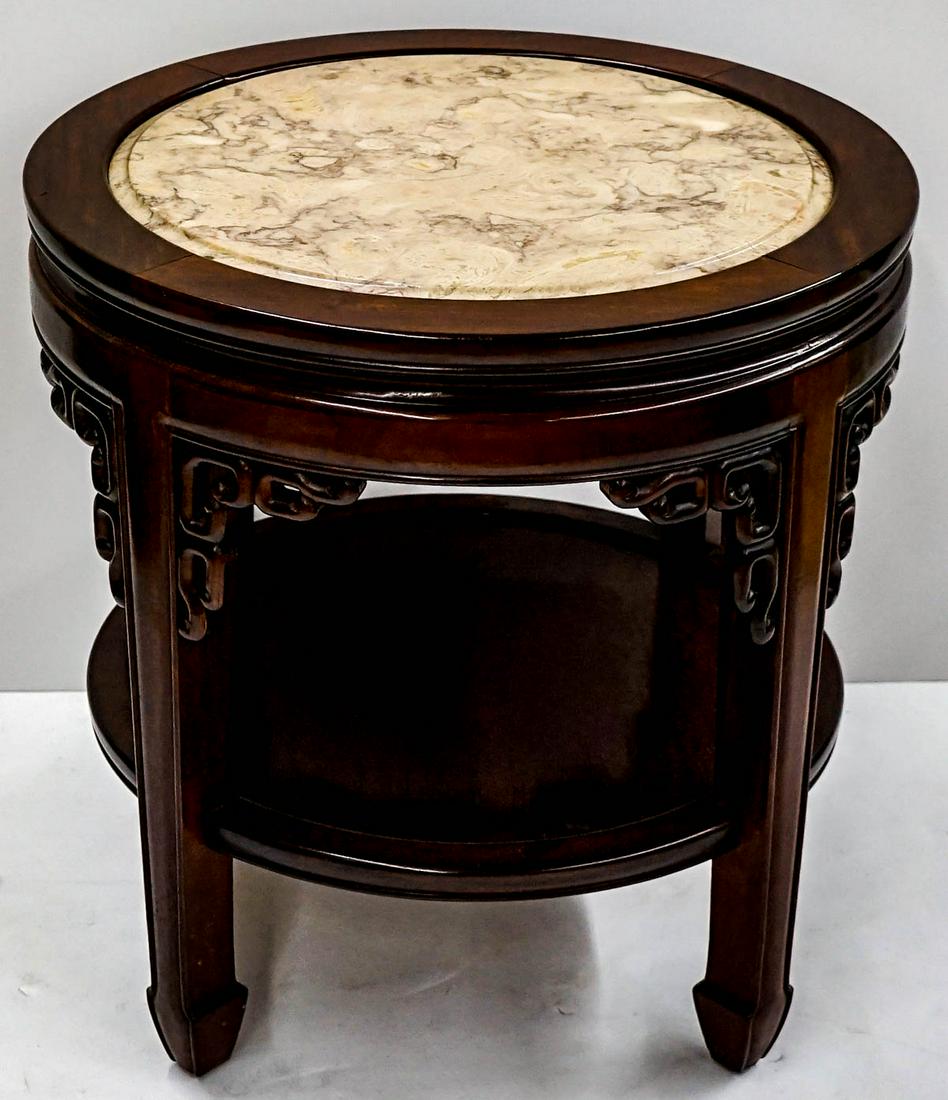Vintage Chinese Very High Quality Marble Top Table (1 of 6)