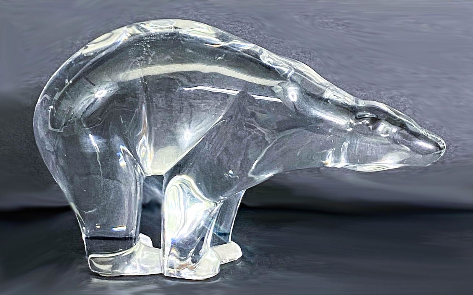 Baccarat Crystal Glass Polar Bear Figural (1 of 7)