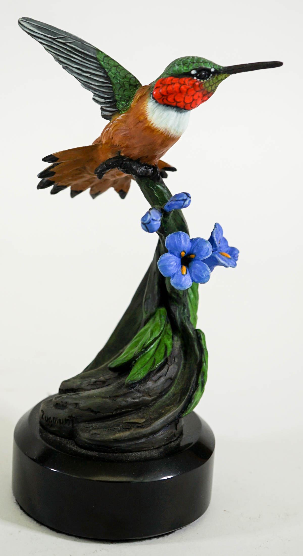 Joan Zygmunt Signed & Numbered Bronze: Joan Zygmunt Signed & Numbered Bronze. Signed and Numbered #34/75. Measures 7 inches tall. No damage or repairs. If lot is absent of a condition report one may be requested via email. Condition report