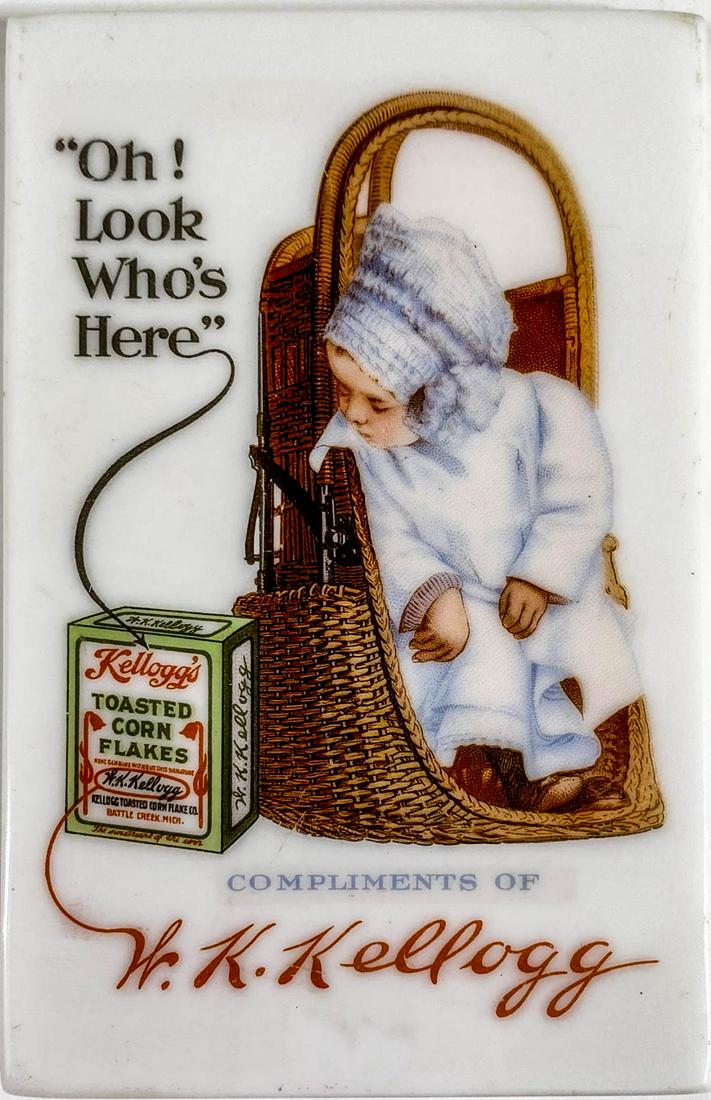 Antique Kellogg Vitrolite Paperweight (1 of 3)