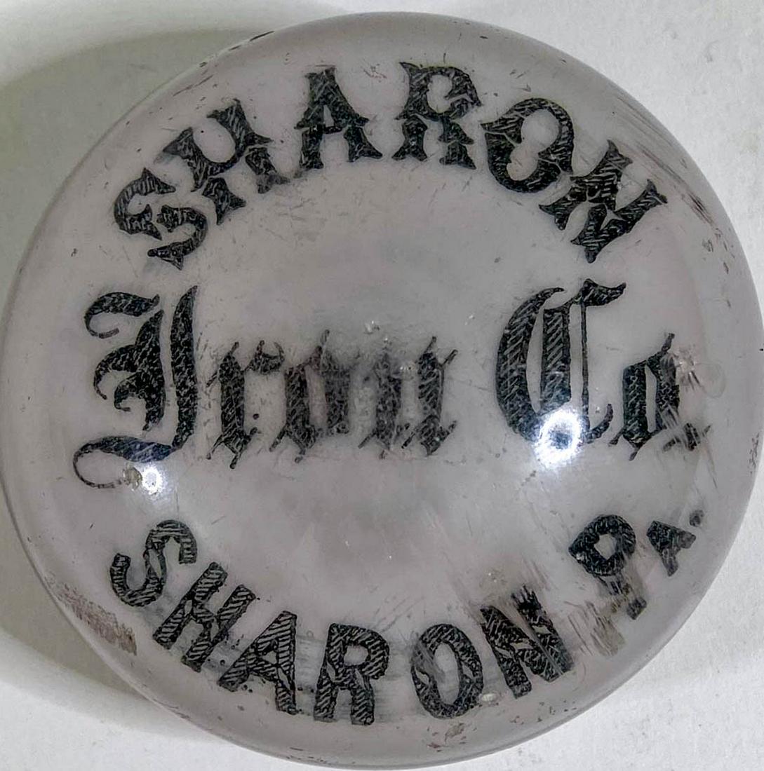 Antique Brown Maxwell Advertising Paperweight (1 of 5)