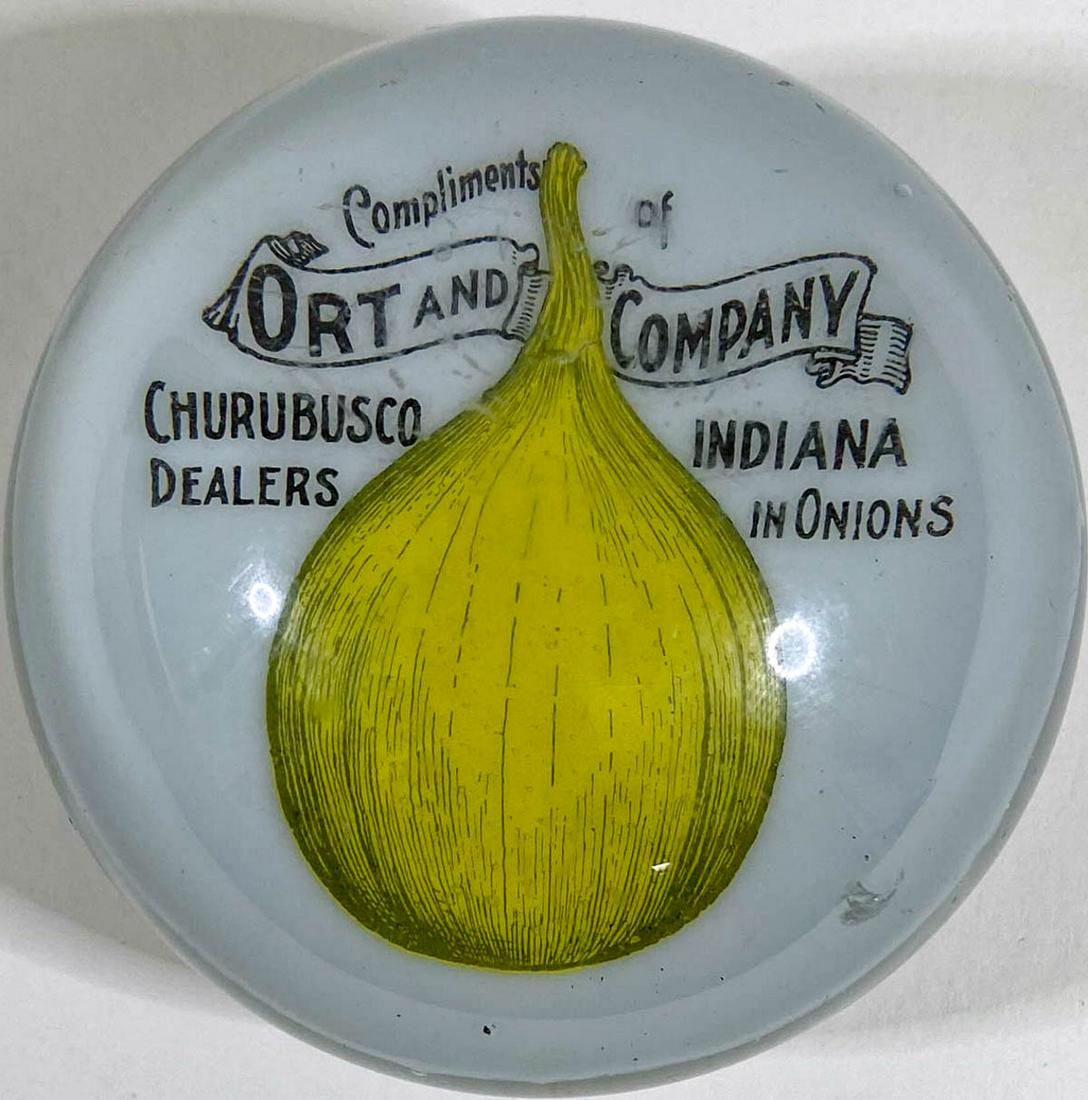 Ort and Company (Indiana) Glass Paperweight (1 of 8)