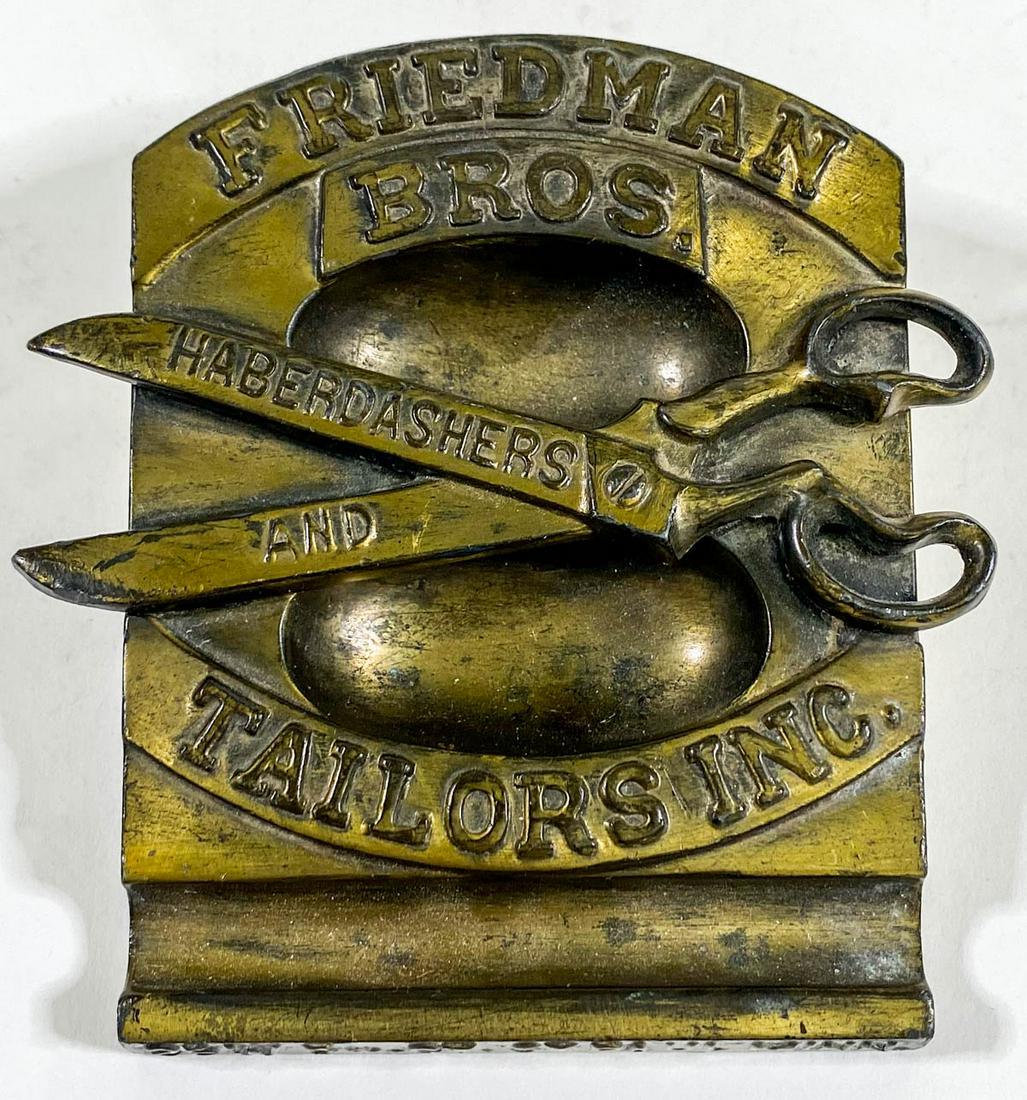 [Tailors Trimmings] Antique Cast Metal Paperweight (1 of 6)