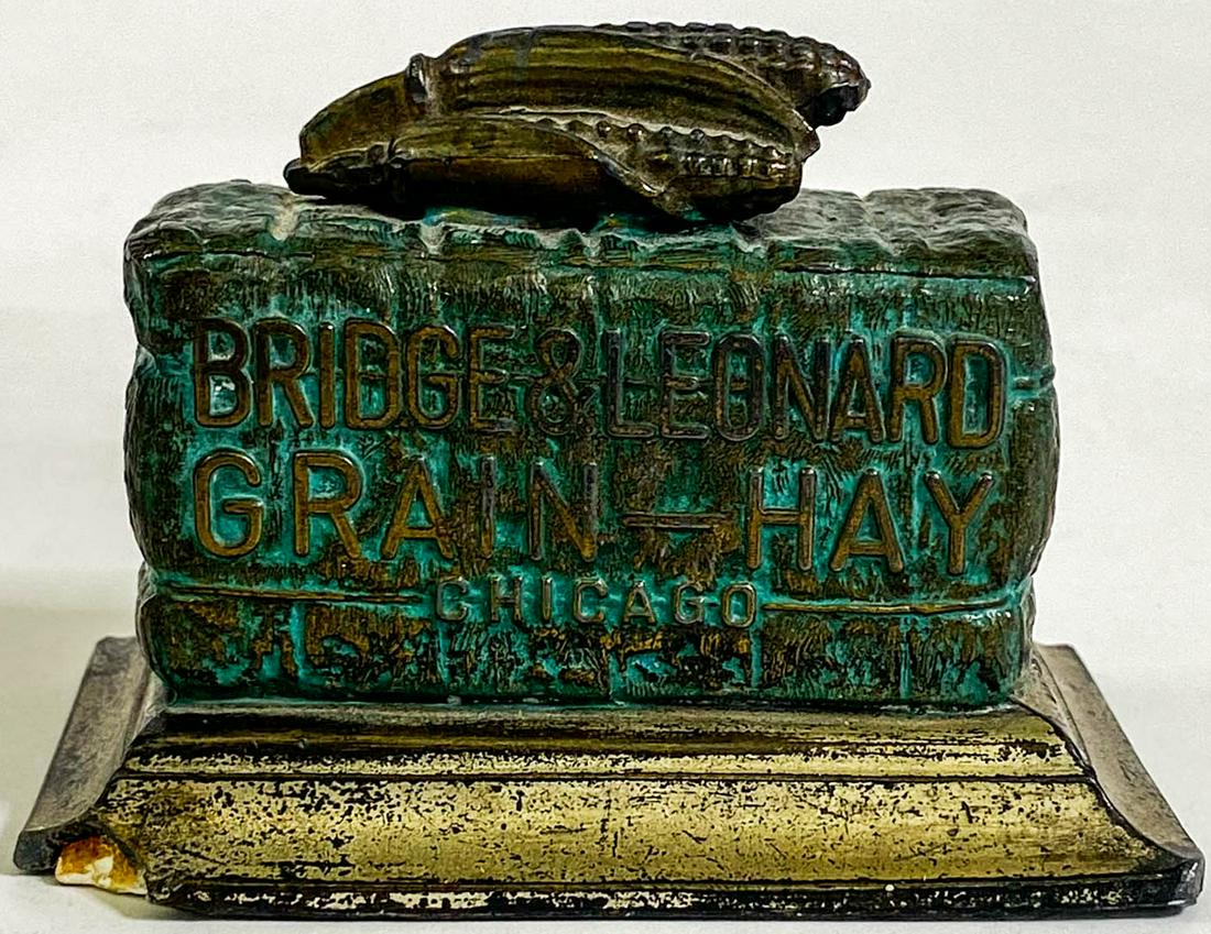 Bridges & Leonard Grain Hay (Chicago) Paperweight (1 of 4)