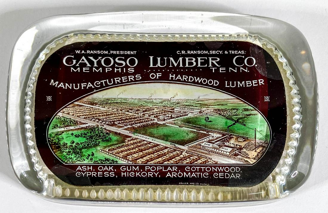 Gayoso Lumber (Memphis, Tennessee) Paperweight (1 of 4)