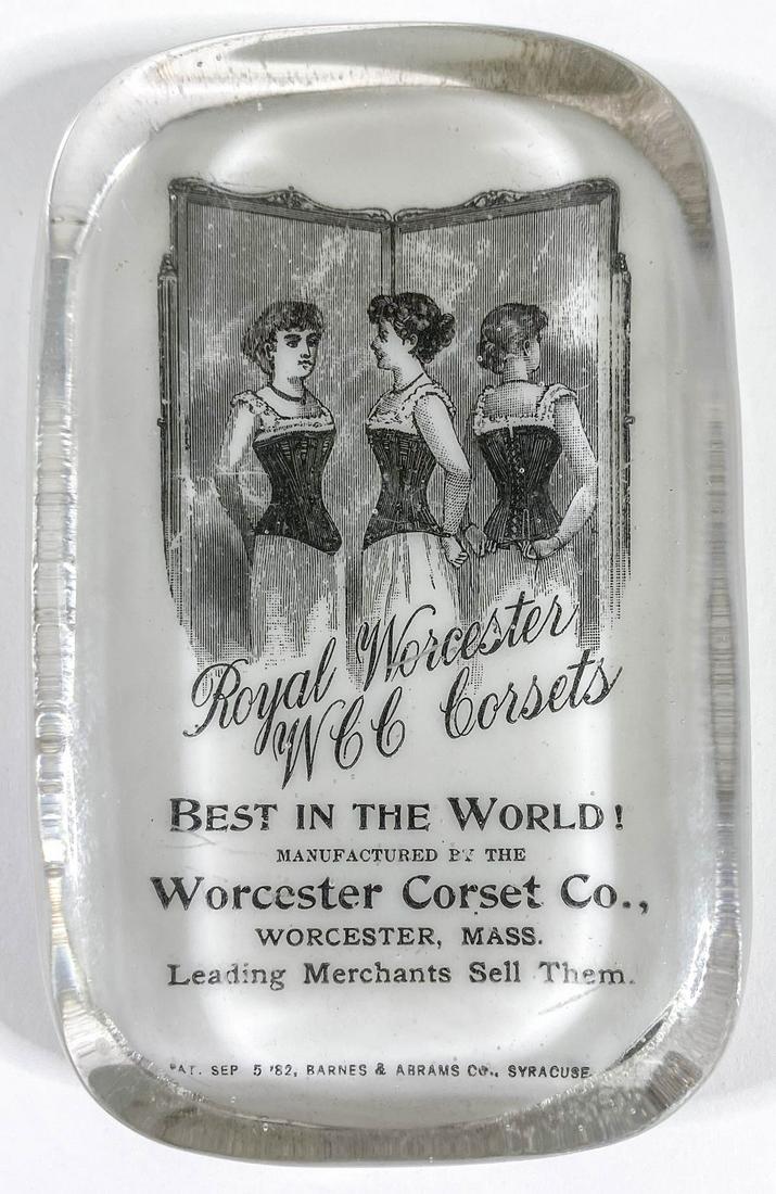 Royal Worcester WCC Corsets Antique Paperweight (1 of 7)