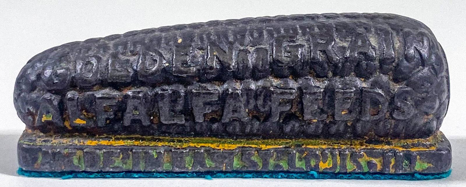 Rare Golden Grain Alfalfa Feed Paperweight (1 of 7)