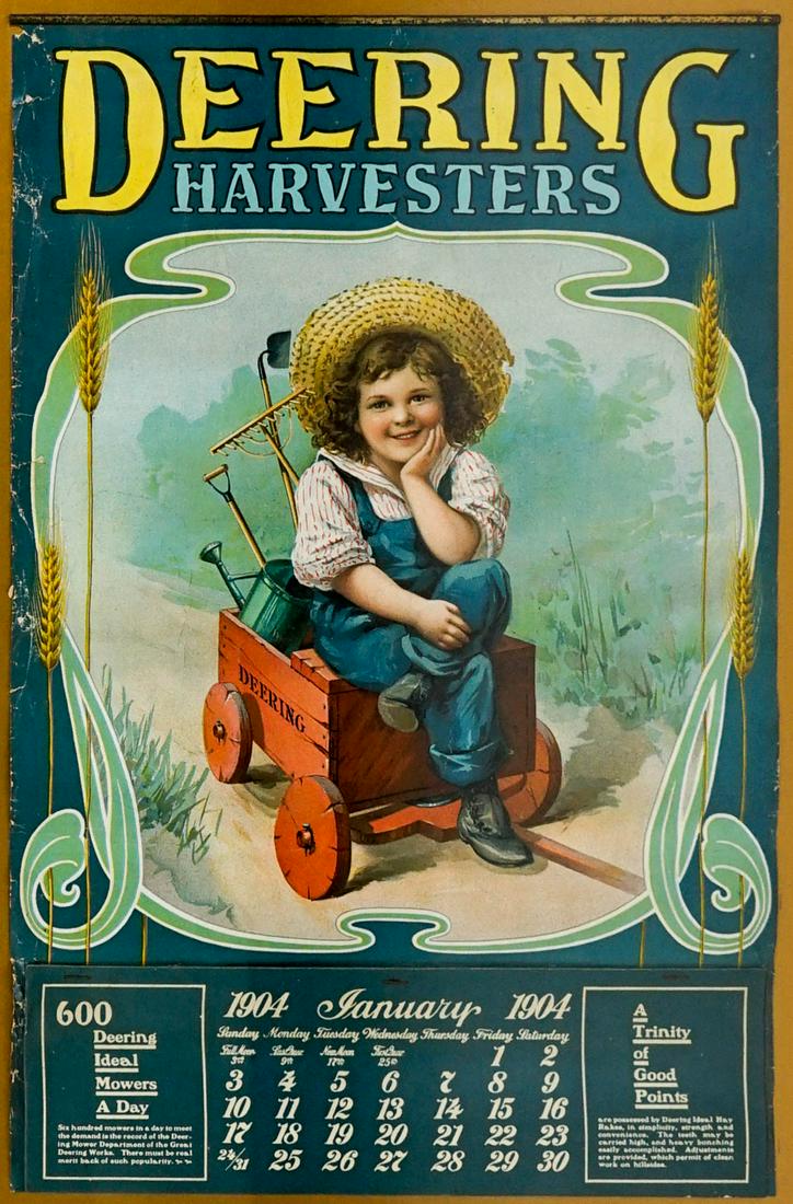 1904 Deering Harvesters Complete Calendar (1 of 4)