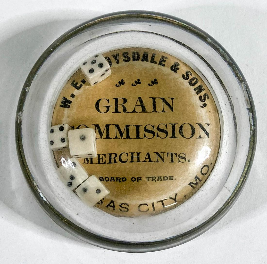 [Agriculture, Farming, Grain] Antique Paperweight (1 of 6)