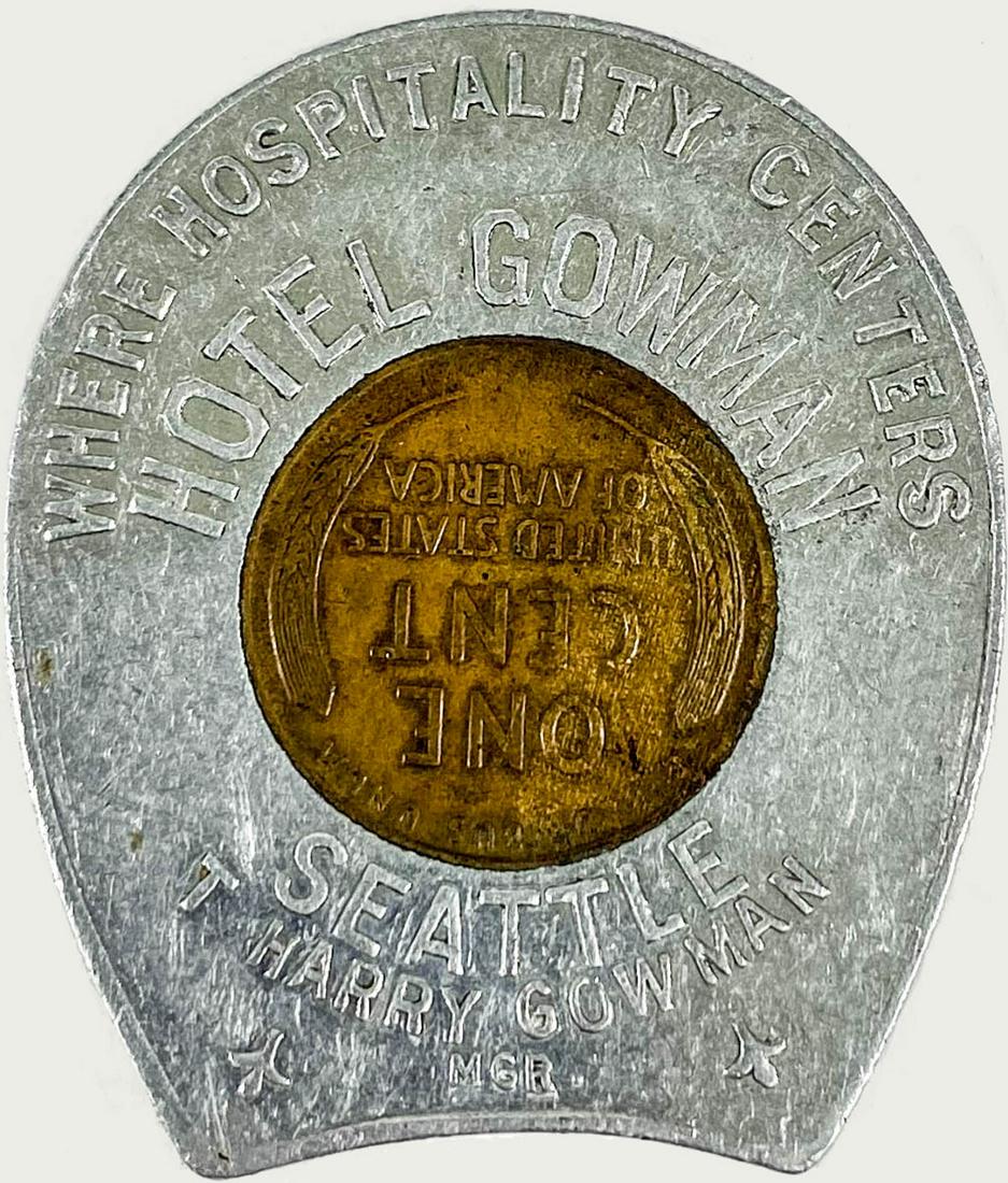 Hotel Gowman (Seattle, Wa.) Good Luck Penny (1 of 2)