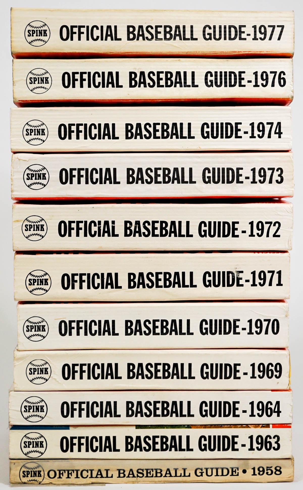 (11) Sporting News Official Baseball Guides (1 of 16)