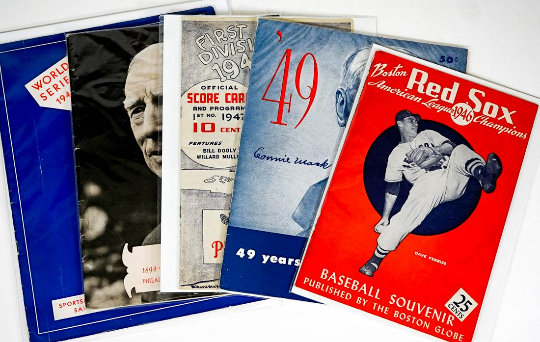 (5) 1940's Baseball Publications in Nice Condition (1 of 4)
