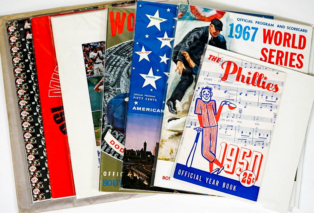 (7) MLB 1950's/1960's Programs & Yearbooks (1 of 5)