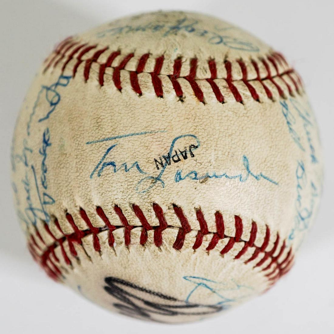 1969 Spokane Indians Team Signed Baseball (1 of 6)