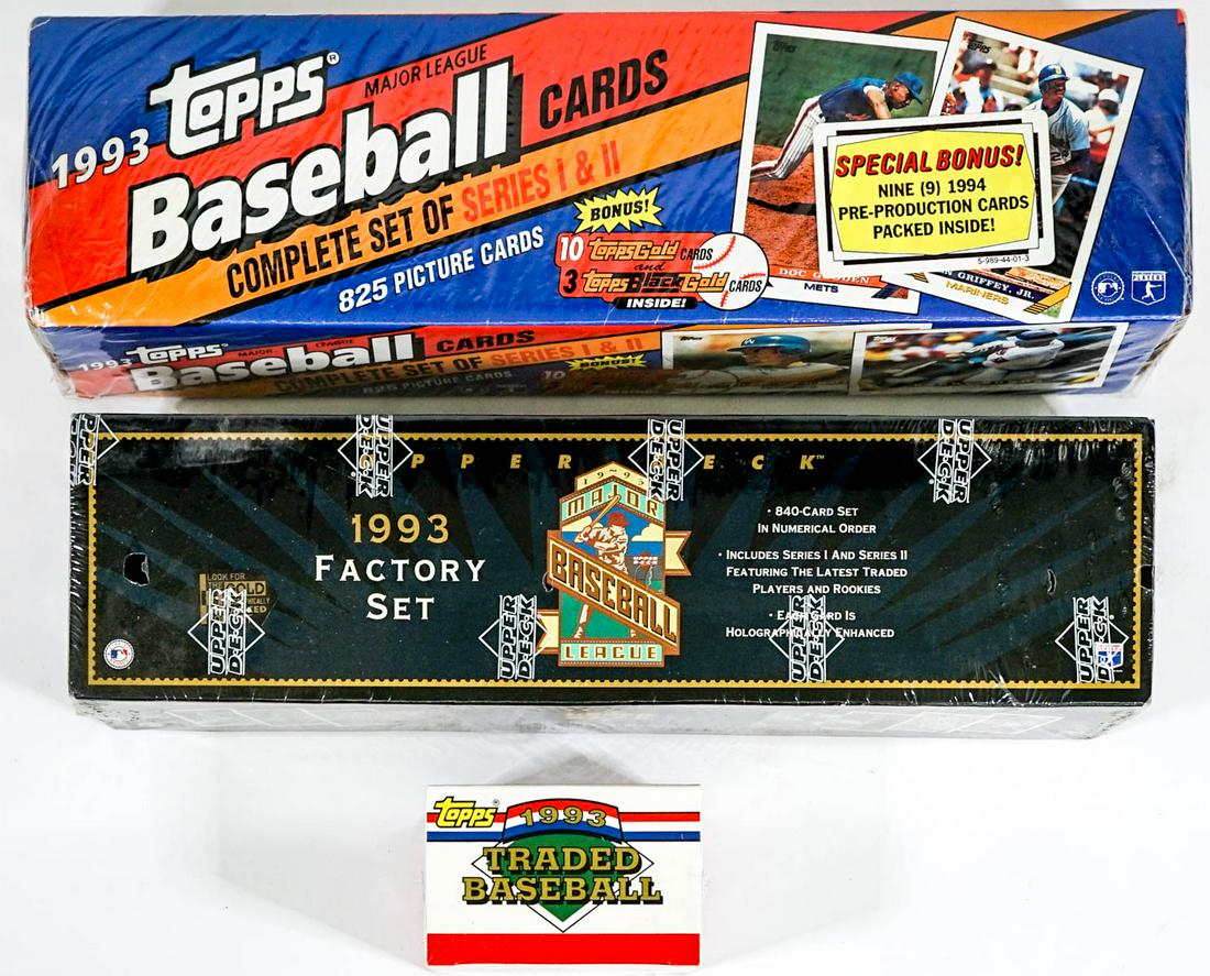 1993 Topps, Upper Deck Factory Sets (1 of 4)
