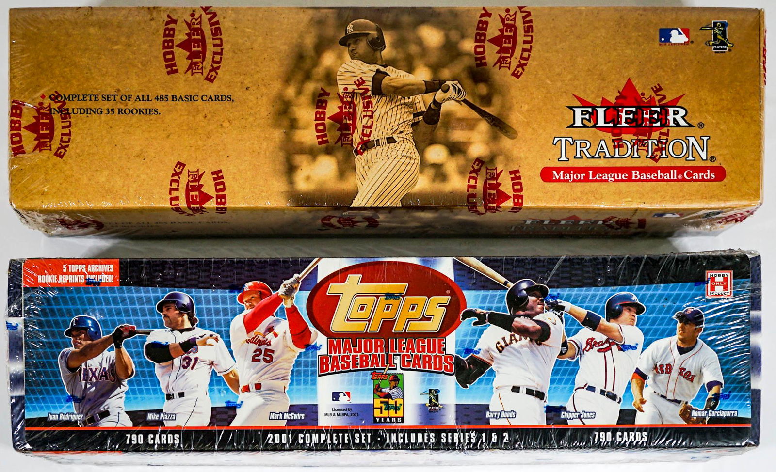 2001 Topps & Fleer Baseball Factory Sealed Sets (1 of 3)