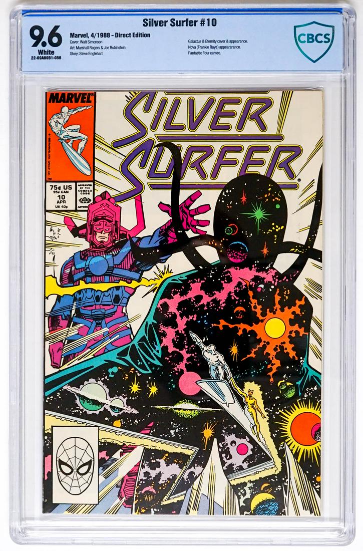 Silver Surfer #10 (Marvel, 1988-Direct) CBCS 9.6 (1 of 2)