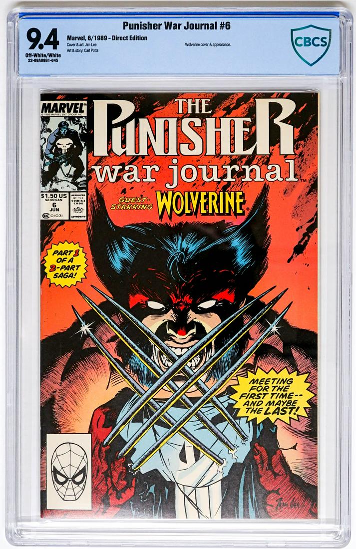 Punisher War Journal #6 CGC 9.4 Marvel 1989 (1 of 2)