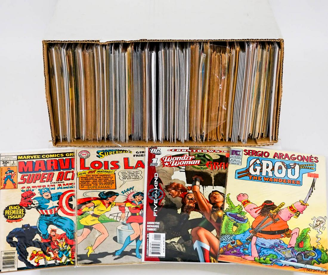 Short White Box of Assorted Comics Books (1 of 4)