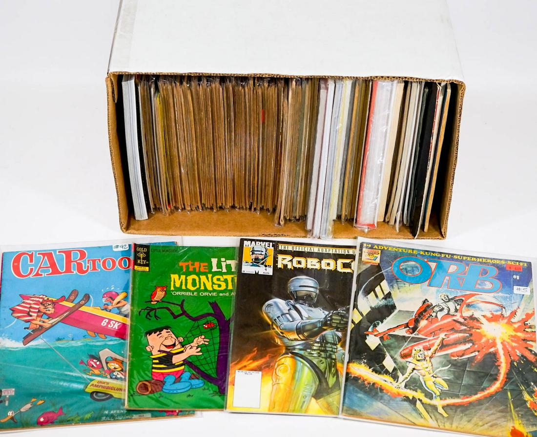 Short White Box of Comics & Trade Paperbacks (1 of 4)