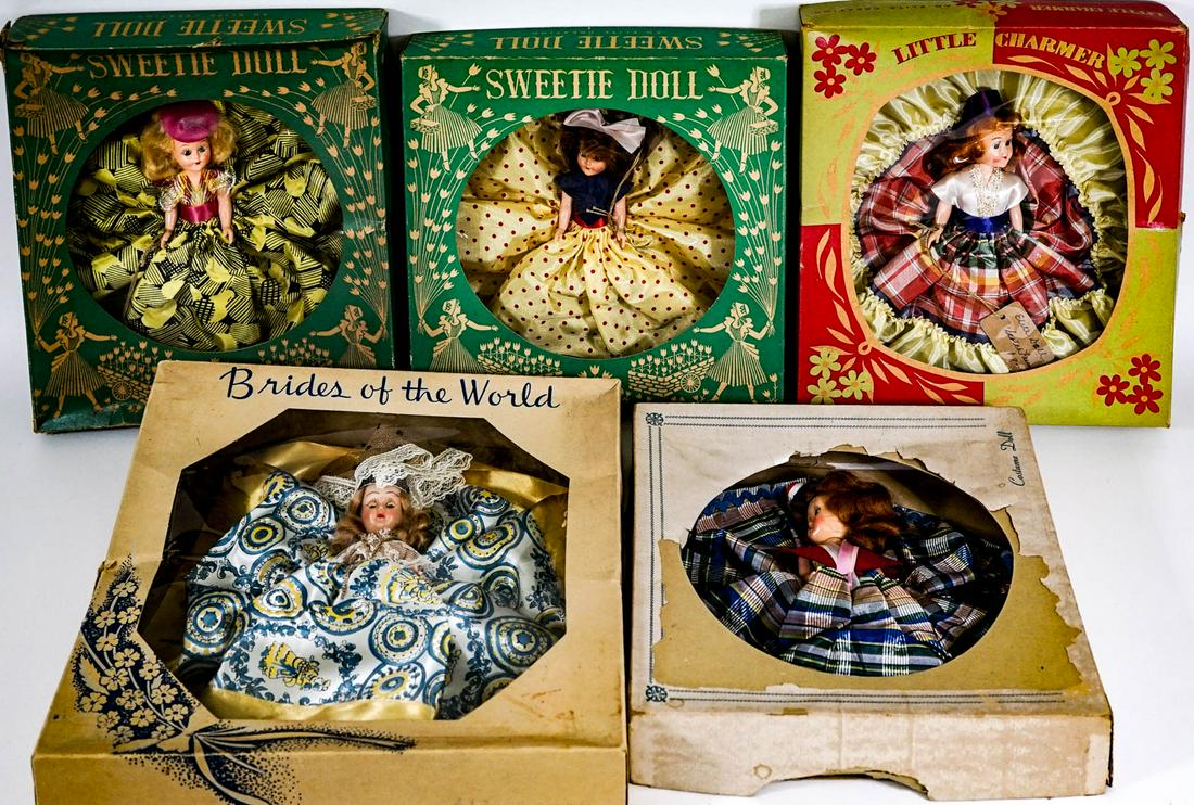 Vintage (5) Costume Dolls 6 IN [Sweetie] (1 of 15)