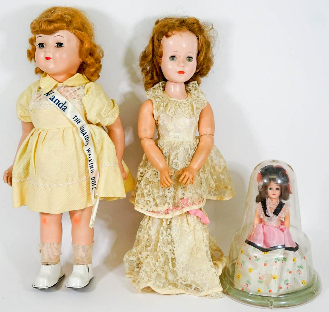 Vintage (2 Walking Dolls (1) Pretty Belles Doll (1 of 6)
