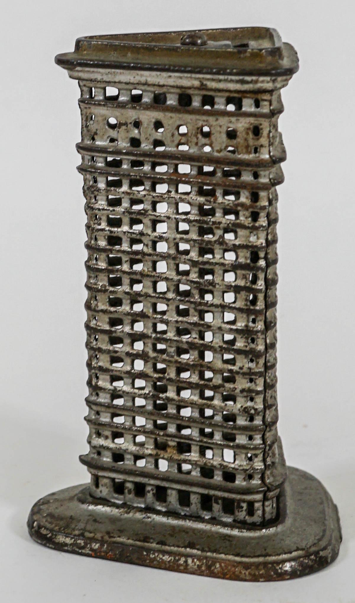 Cast Iron Flat Iron Still Bank (1 of 6)