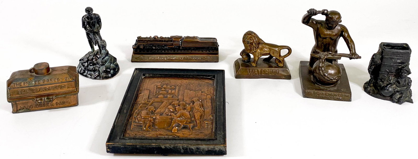 (7) Figural Advertising Paperweights (1 of 20)