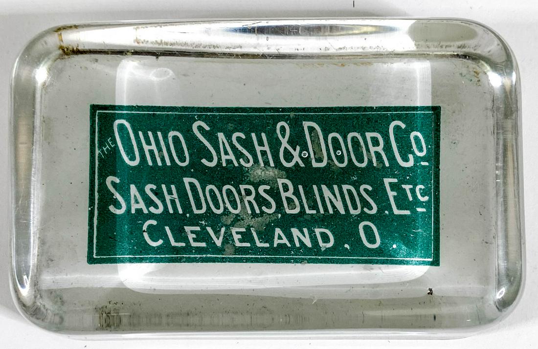 The Ohio Sash & Door Co. Advertising Paperweight (1 of 5)