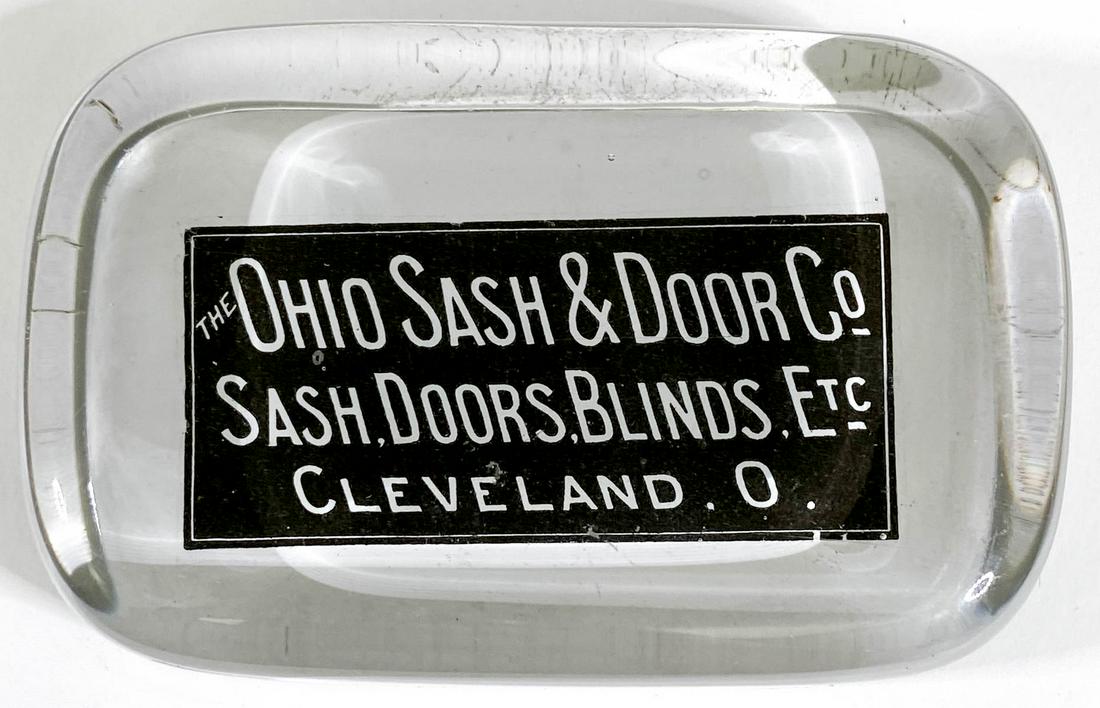 The Ohio Sash & Door Co. Advertising Paperweight (1 of 3)