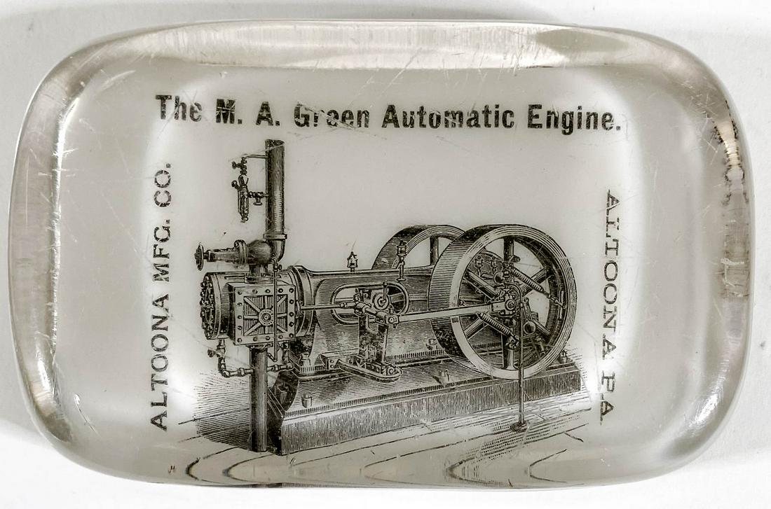 RARE M.A. Green Automatic Engine, Altoona Mfg (1 of 7)