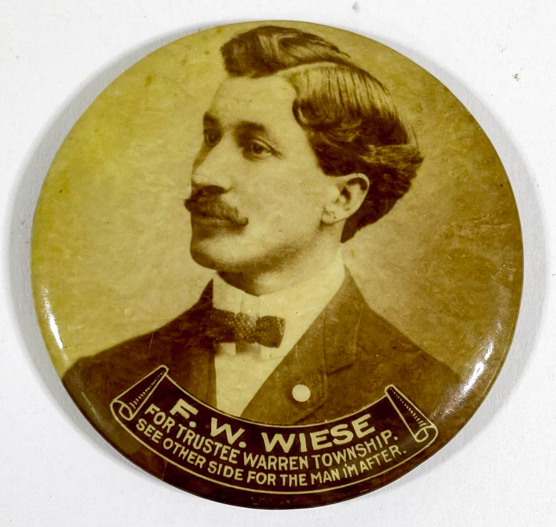 An Antique Political Photo Pocket Mirror (1 of 2)