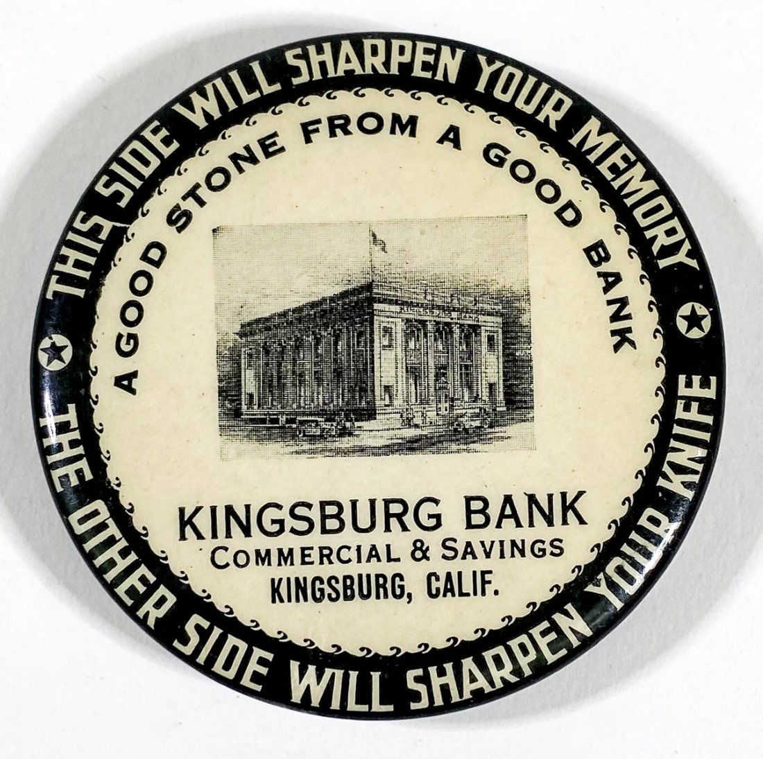 Kingsburg, California Pocket Sharpening Stone (1 of 2)